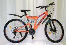 Велосипед 27,5" ТМ MAKS RUNNER DISK двух.подв. рама 19" оранжевый